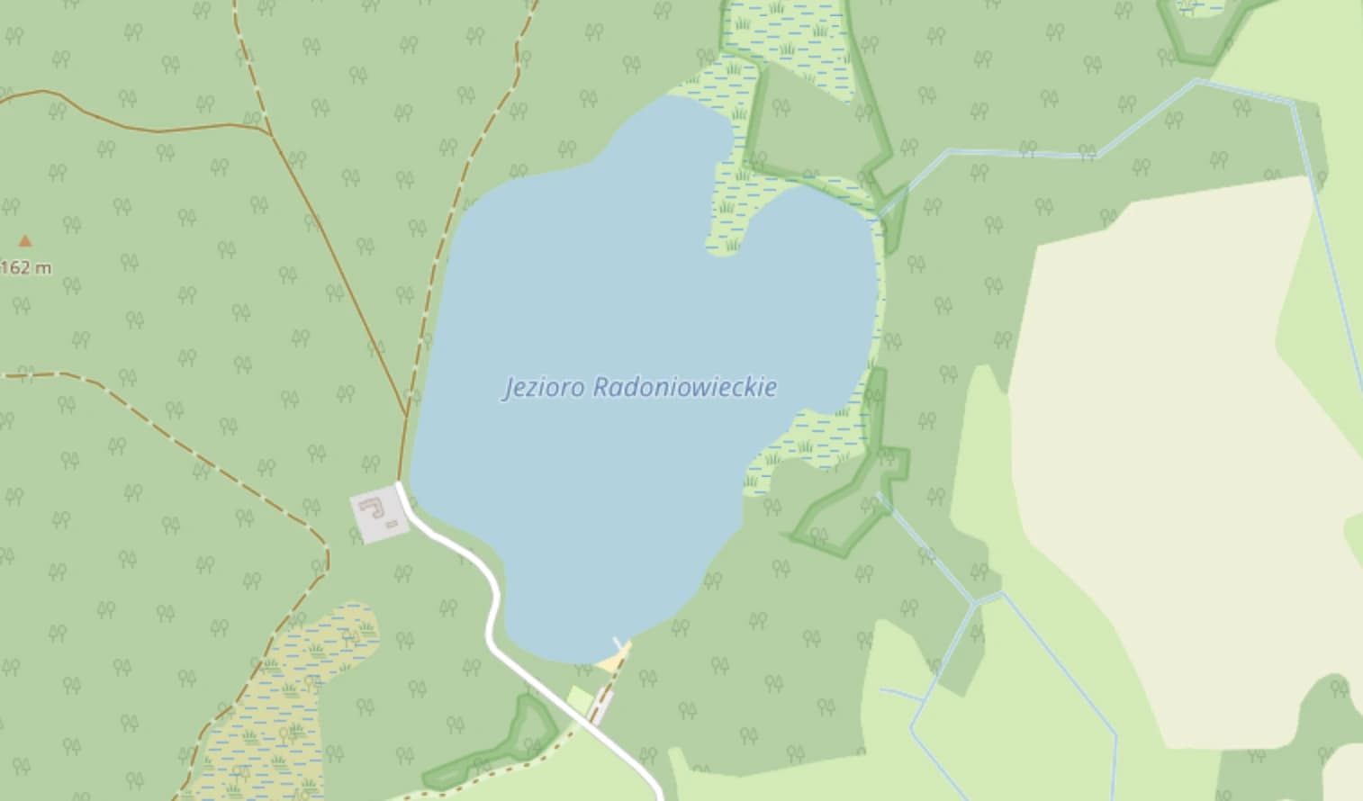 Zdjęcie: Jezioro Dąbrowieckie Duże